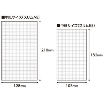 ソフトリングぺノット方眼A5変形 コクヨ