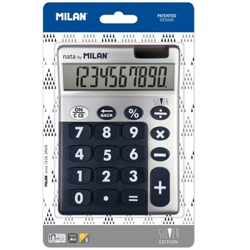MILAN ビッグキー電卓10桁 SILVER 159906 MILAN