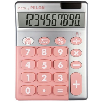 MILAN ビッグキー電卓10桁 SILVER 159906 MILAN