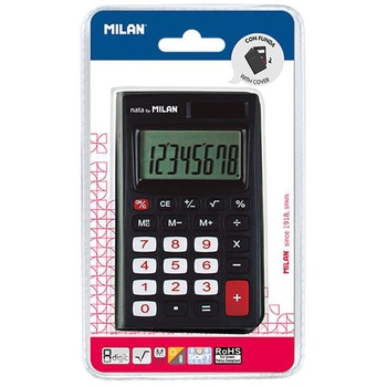 MILAN ソフトタッチ電卓8桁 150208 MILAN 一般電卓 【通販 MILAN ソフトタッチ電卓8桁 150208 MILAN 一般電卓 【通販