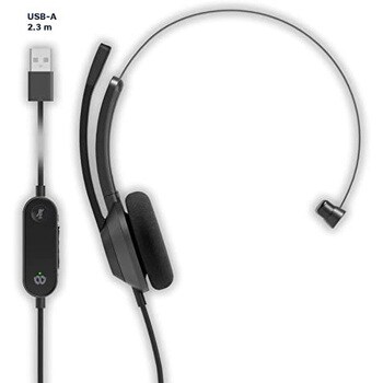HS-W-321-C-USB ヘッドセット 321 片耳タイプ ノイズキャンセリング