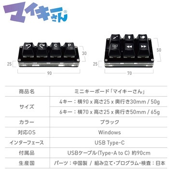 WEB会議&パワーポイント発表用ミニキーボード マイキーさん ZART