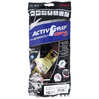 耐切創手袋 ActivGripAdvance KEV-S トワロン(TOWA/東和コーポレーション)