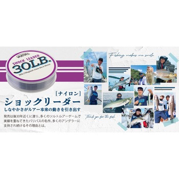 VARIVAS ショックリーダー〔ナイロン〕 50m VARIVAS