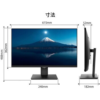 JN-IPS2708UHDR 液晶ディスプレイ/28型/3840×2160/DP×1、HDMI×2