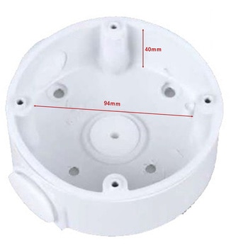 監視カメラABS電気ジャンクションボックス120x50mm【白】 bitstrong