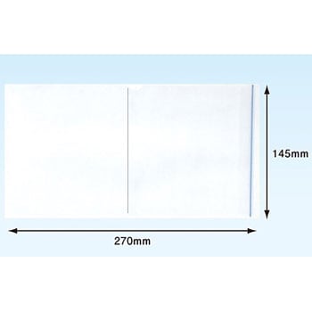 デリバリーパック 長3 封筒サイズ用 ポケットタイプ 部分糊 145x270mm
