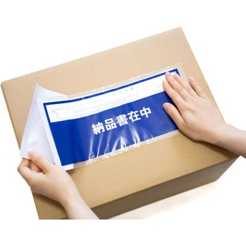 デリバリーパック 完全密封 全面糊 青 納品書在中 パピルスカンパニー