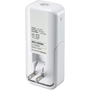 LEDライト 人感センサー付き 充電式 サンワダイレクト