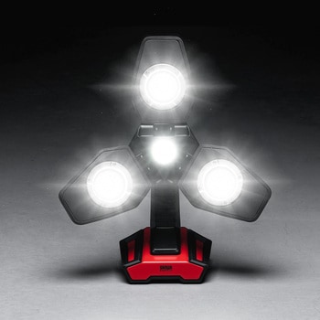 LED投光器 USB充電式 高輝度(屋外用・三脚付き) サンワダイレクト