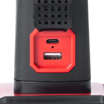 LED投光器 USB充電式 高輝度(屋外用・三脚付き) サンワダイレクト