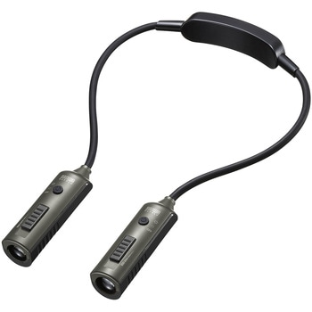 LEDデスクライト ネックタイプ USB充電式 サンワダイレクト