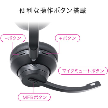 ヘッドセット Bluetooth サンワダイレクト