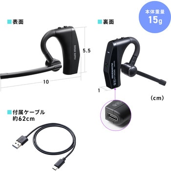 ヘッドセット Bluetooth サンワダイレクト