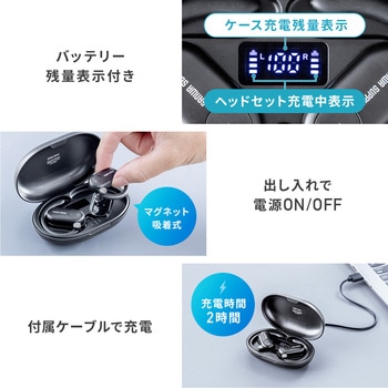ヘッドセット Bluetooth 5.3 サンワダイレクト