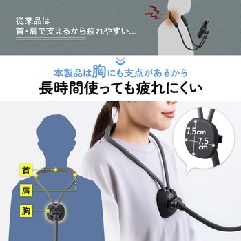 ホルダー 首掛け サンワダイレクト