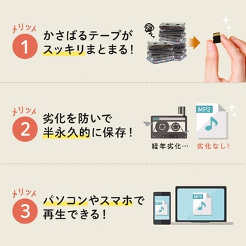 カセットテープ変換プレーヤー USB・microSD サンワダイレクト