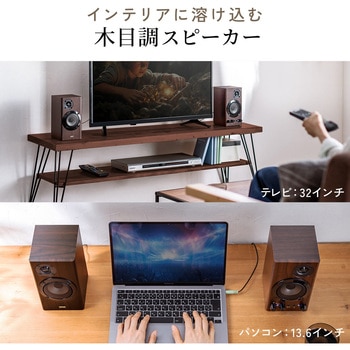 スピーカー ミニプラグ ツイーター搭載 サンワダイレクト