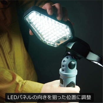 スタイリッシュLED投光器三脚付き&ポータブル電源セット 電源コード式 明るさ2000Lm - STATUSUNI(ステータスユニ)