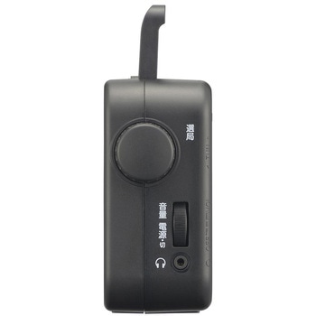 AM/FMポータブルラジオ 大型ツマミ・ワイドFM・2電源対応 オーム電機