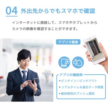 ワイヤレス500万画素(8台)カメラ・録画機(HDD8TB付)・16インチモニター防犯セット ブロードウォッチ