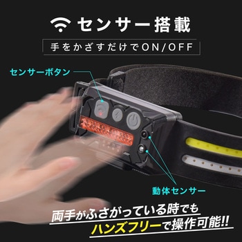 軽量 充電式マルチヘッドライト 大河商事