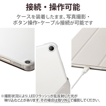 Google Pixel Tablet 2023 ケース ソフトレザー フラップ マグネット開閉 ベルト開閉 背面クリア エレコム