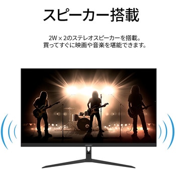 液晶ディスプレイ/31.5型/2560×1440/DP×1、HDMI×2/ブラック/スピーカー：有 JAPANNEXT