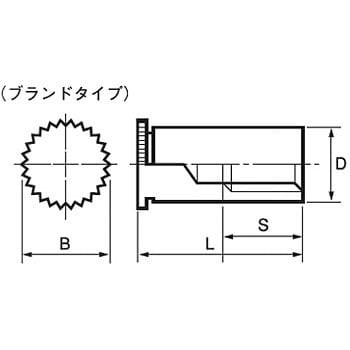 ボーセイ セルフクリンチングスペーサー(スルータイプ/スチール) M3