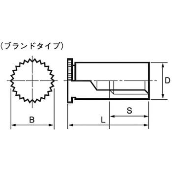 TBDFS-M4-14 セルフクリンチングスペーサーブラインドタイプTBDFS