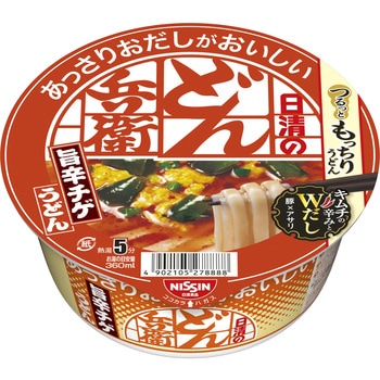 日清のあっさりおだしがおいしいどん兵衛 旨辛チゲうどん 日清食品