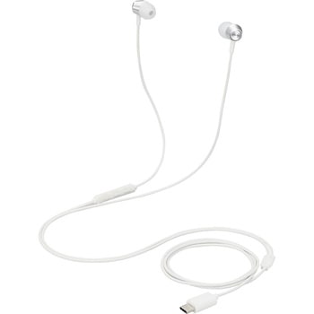 タイプCイヤホン マイク付き カナル型 耳せんタイプ 有線1.2m 通話対応 音量調整 エレコム