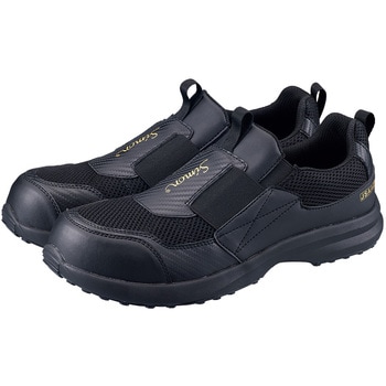 作業靴(JSAA)軽技KNシリーズ KN117ブラック シモン