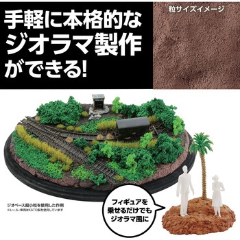 ジオラマ粘土 ジオベース ダークブラウン 100g 小粒 アーテック(学校教材・教育玩具)