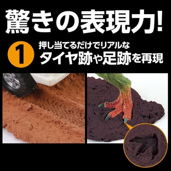 ジオラマ粘土 ジオベース ダークブラウン 100g 小粒 アーテック(学校教材・教育玩具)