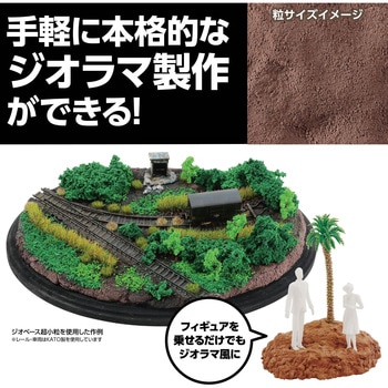 ジオラマ粘土 ジオベース ダークブラウン 100g 超小粒 アーテック(学校教材・教育玩具)