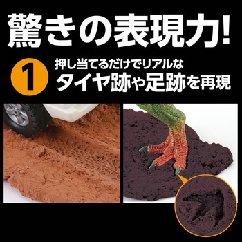 ジオラマ粘土 ジオベース ダークブラウン 100g 超小粒 アーテック(学校教材・教育玩具)