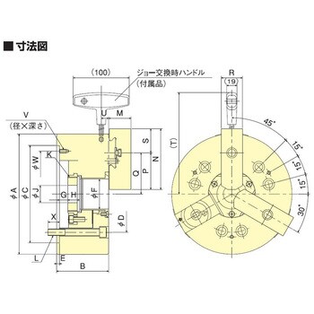 クイックジョーチェンジチャック QB300シリーズ 北川鉄工所 スクロール