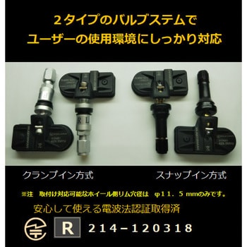 タイヤ空気圧モニタリングシステム TDM600IN-CV SV TDR TPMS ブレーキ/足廻り関連 【通販モノタロウ】