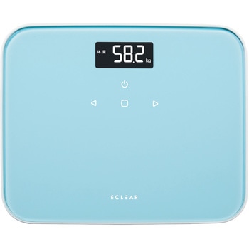 体重計 ヘルスメーター 乗るだけ 自動認識機能付 100g単位 コンパクト ECLEAR Plus エレコム