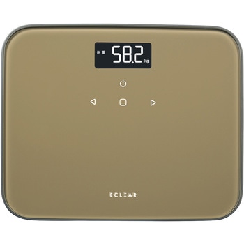 体重計 ヘルスメーター 乗るだけ 自動認識機能付 100g単位 コンパクト ECLEAR Plus エレコム