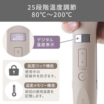 プロテクトイオン ワイドプレートストレートアイロン テスコム