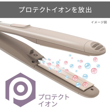 プロテクトイオン スチームストレートアイロン テスコム