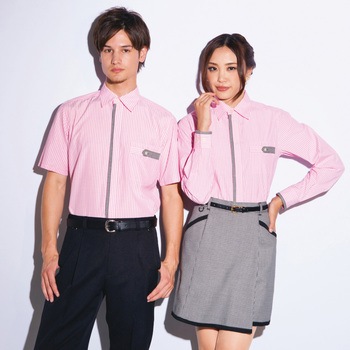 AMUS-NET シャツ ホワイト LL カーシーカシマ ASY256 (68-0858-27) カーシーカシマ 長袖シャツ ユニセックス AMUSNET アムスネット