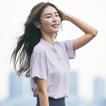 ENJOY スキッパーブラウス カーシーカシマ