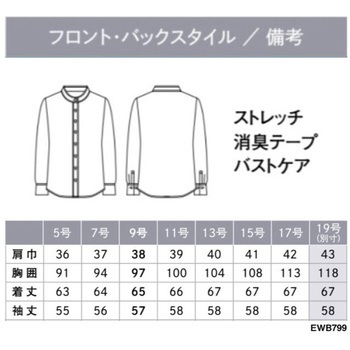 ENJOY 長袖スタンドカラーブラウス カーシーカシマ