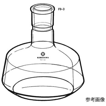 蒸留水用フラスコ カブ型 F9-3シリーズ 桐山製作所