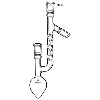 凸起付クライゼンフラスコ F13-2シリーズ 桐山製作所 【通販モノタロウ】