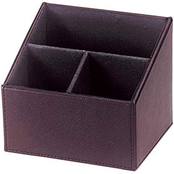 合皮リモコンBOX ブラウン2列 ちどり産業