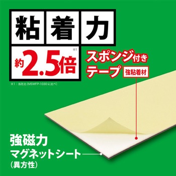 強粘着付マグネットシート MagX(マグエックス)